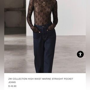 Zara Marine Pocket pants